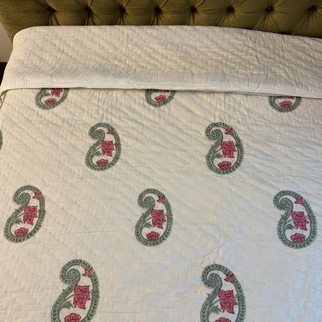 Paisley – MulMul Cotton Quilt - Image 2