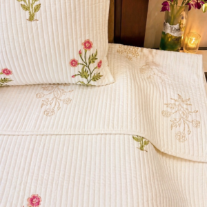 Sukoon Bagh Cotton Quilted Bedcover