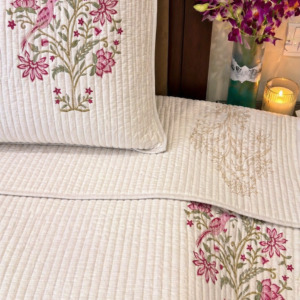 Gulbagh Cotton Quilted Bedcover