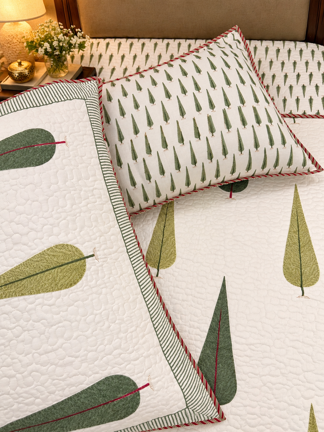 Pallavi - Cotton Quilted Bedcover - Image 3