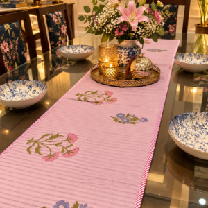Cotton Quilted Table Runner