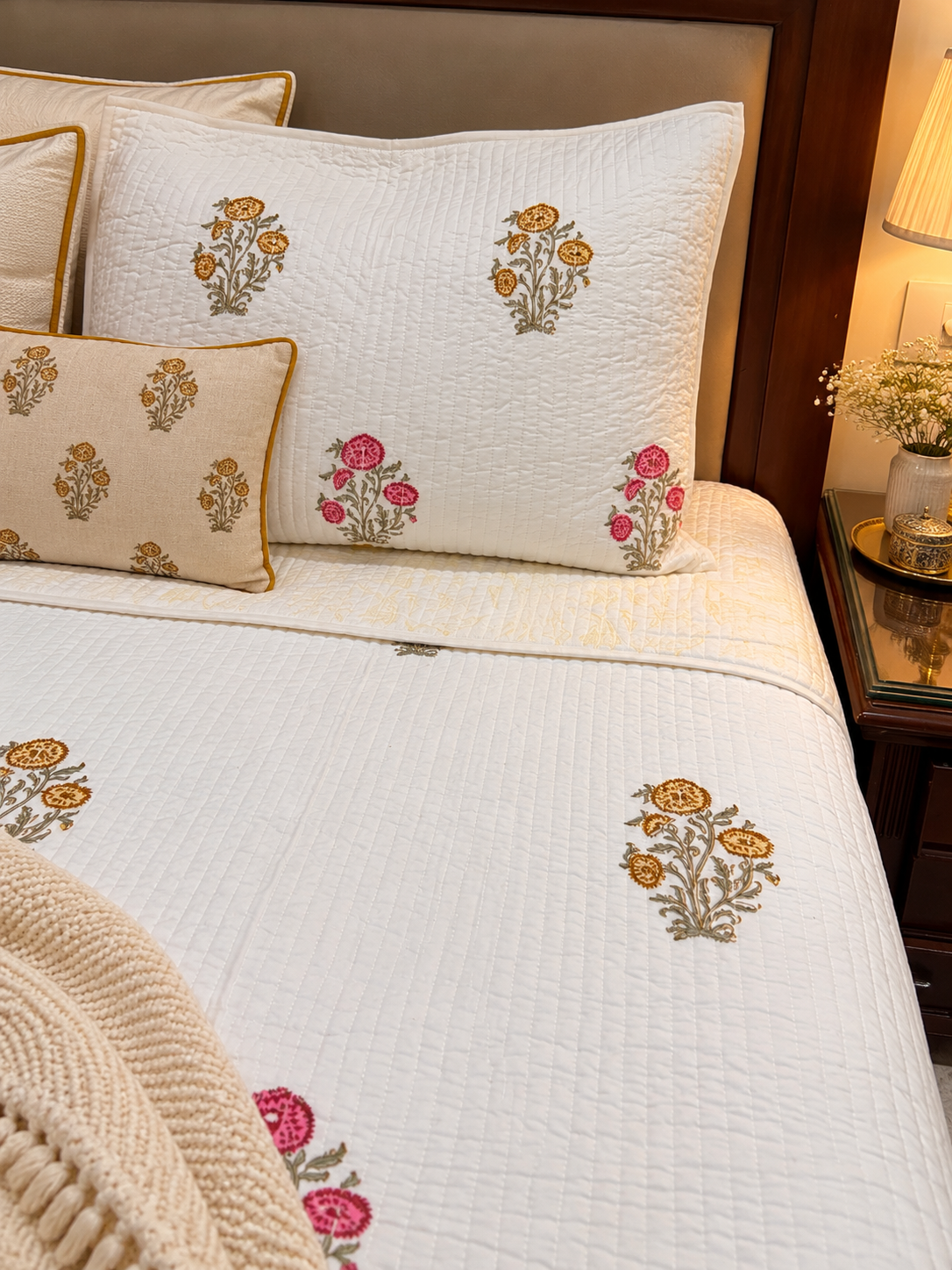 Rangmahal - Cotton Quilted Bedcover